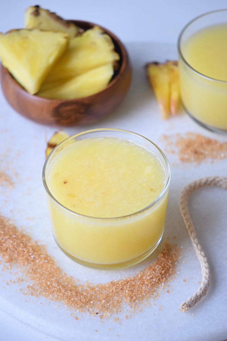 The well fitted drink for a summer party using tropical flavors, the island hopper mocktail.