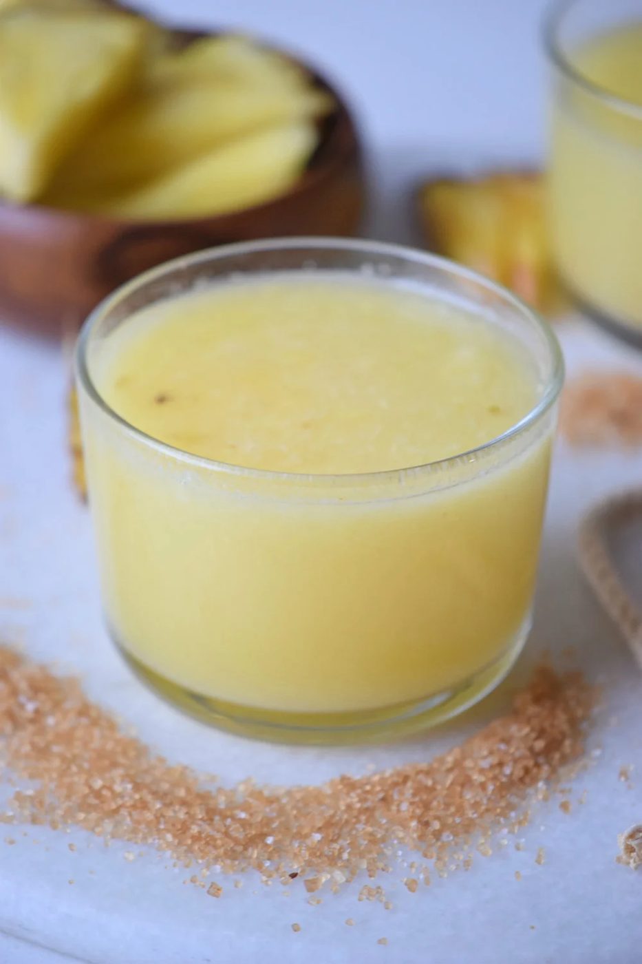 Pineapple, lemon and brown sugar are a well fitted summer drink combination for the Island Hopper Drink Recipe.