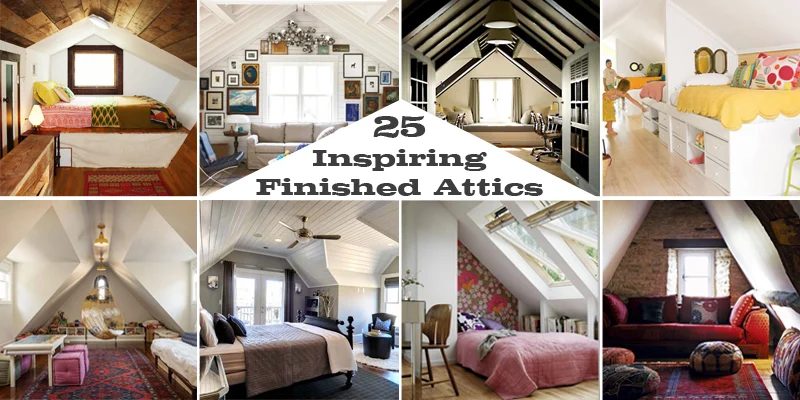 25 Inspiring Finished Attics