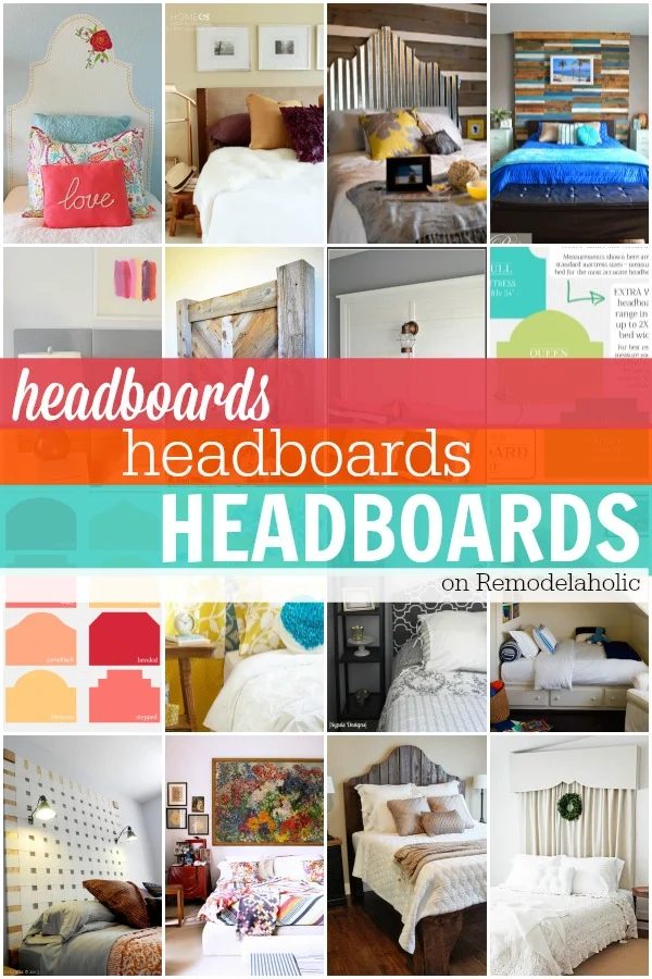 TONS of Handmade headboards + tutorials! Bekob.com