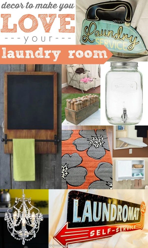 Decor to Make You LOVE Your Laundry Room by Bekob