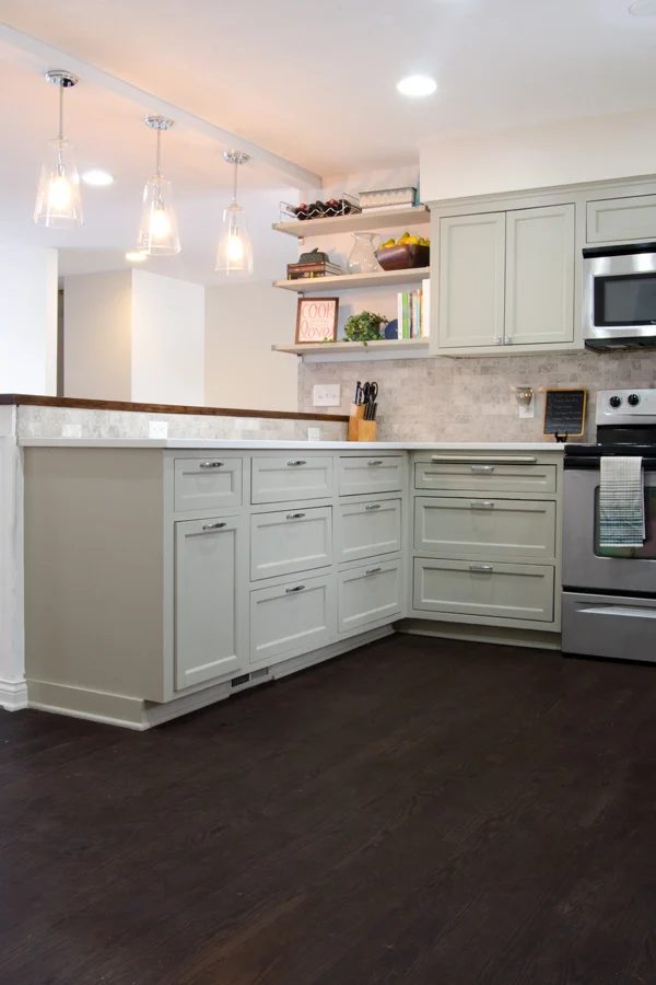 Remodeled Kitchen with Refinished Hardwood Floors | Ramblings from the Burbs on Bekob.com