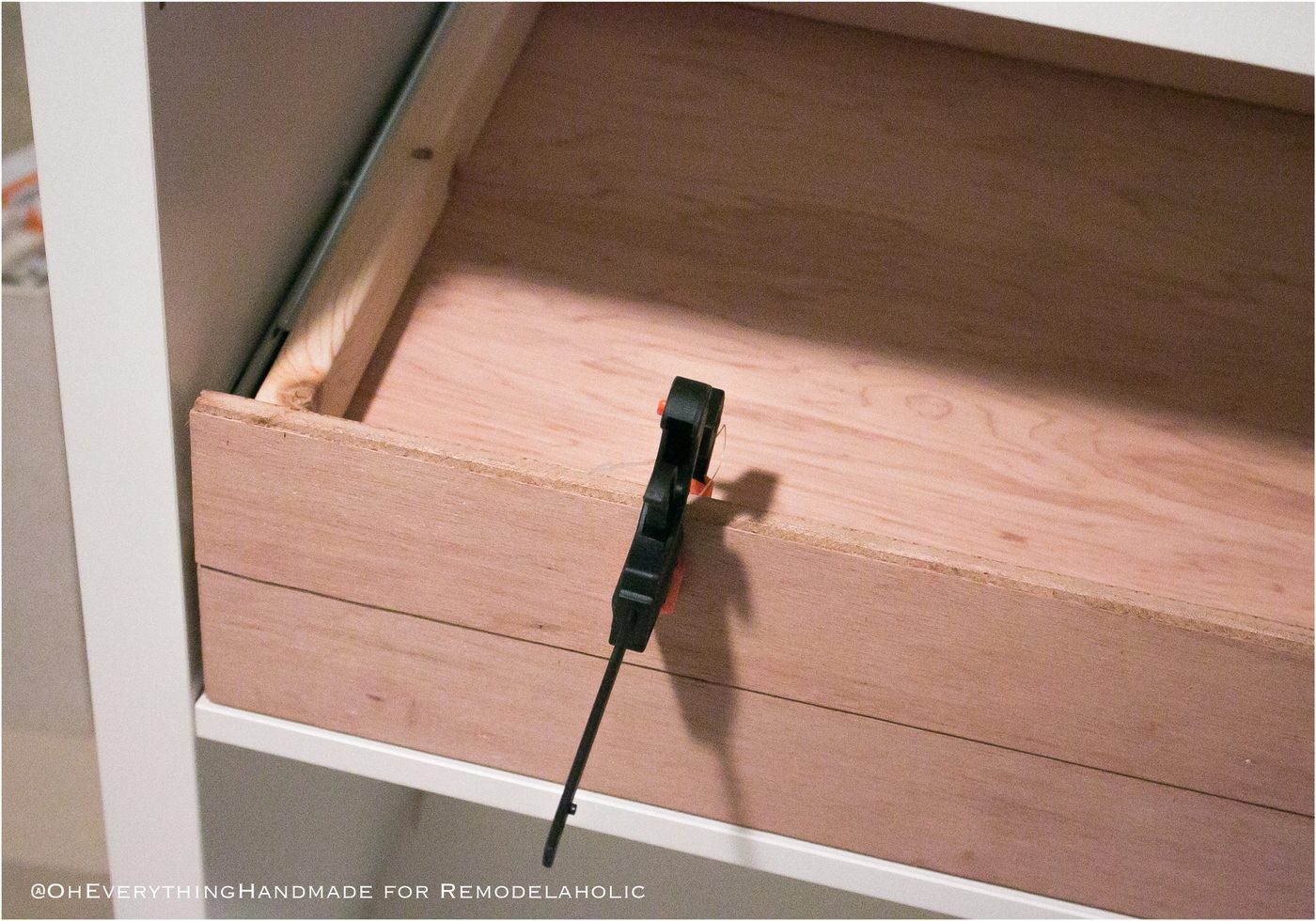 Kallax Flat File Cabinet Makeover Applying The Second Drawer