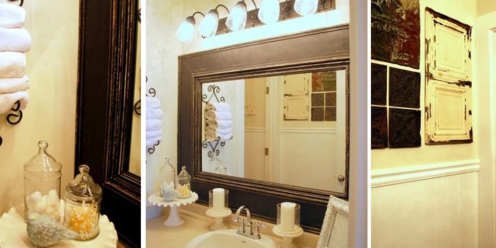 Kids Bathroom w/Framed Builder Mirror