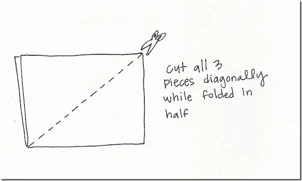 diagonal cut