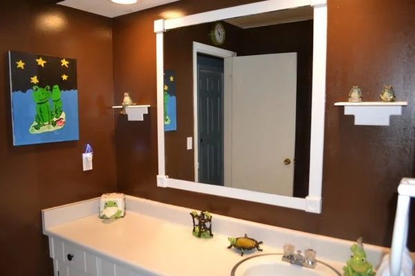 Kids’ Frog Themed Bathroom Makeover