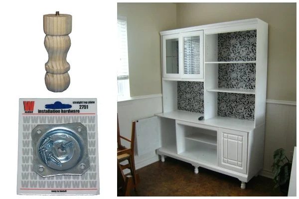 attach legs to a kitchen hutch, The Learner Observer featured on Bekob