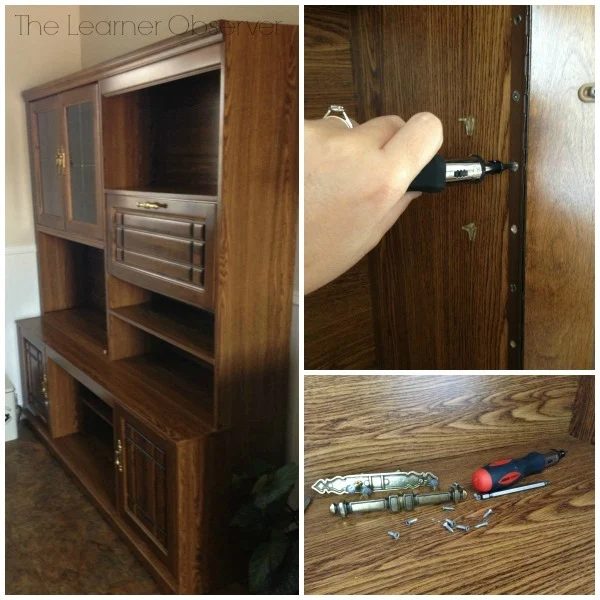 turning a wall unit into a kitchen hutch, The Learner Observer featured on Bekob