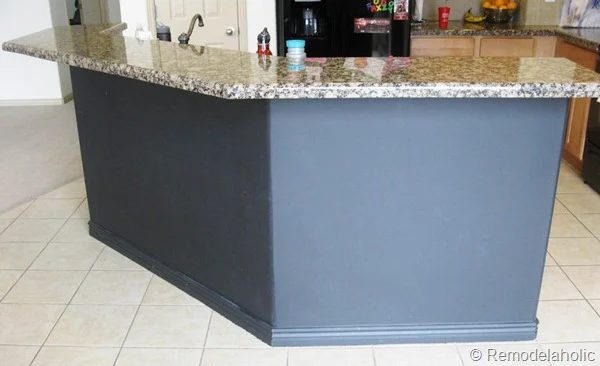 black board and batten kitchen island makeover-2-2