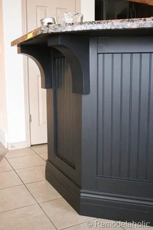 black board and batten kitchen island makeover-36