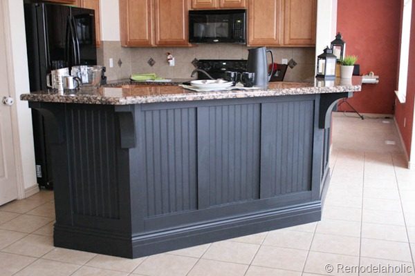 black board and batten kitchen island makeover-1