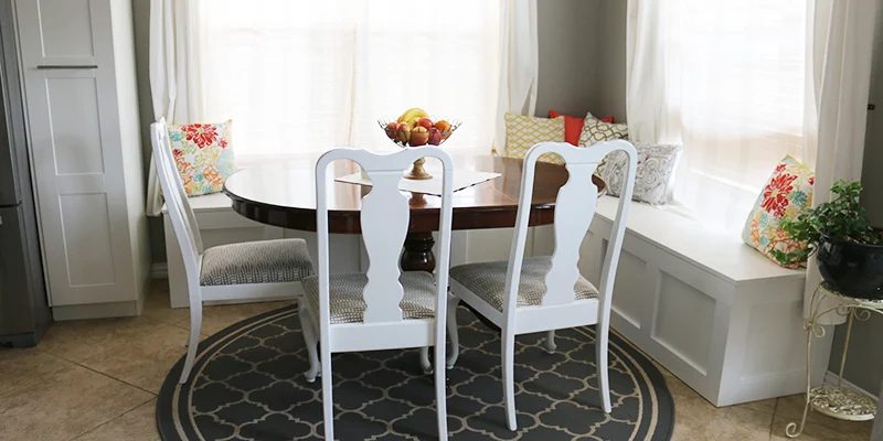 Kitchen Nook Makeover | Adding a Banquette Bench