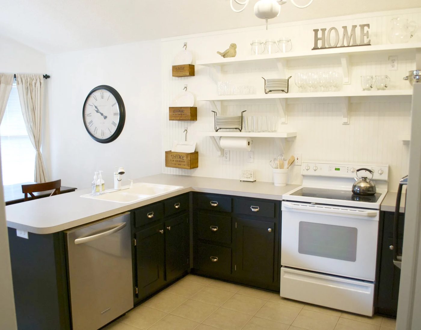 Kitchen Remodel, Removing Upper Cabinets for Shelving