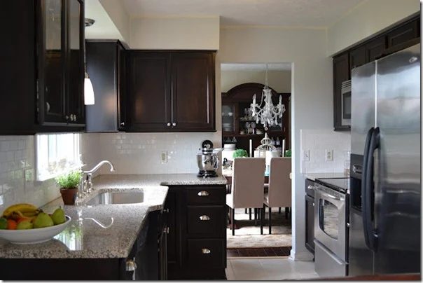 black kitchen cabinets reveal