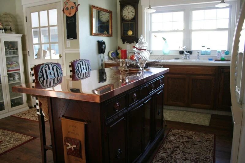 Kitchen Remodel With New Floor, Wall, Island, and More