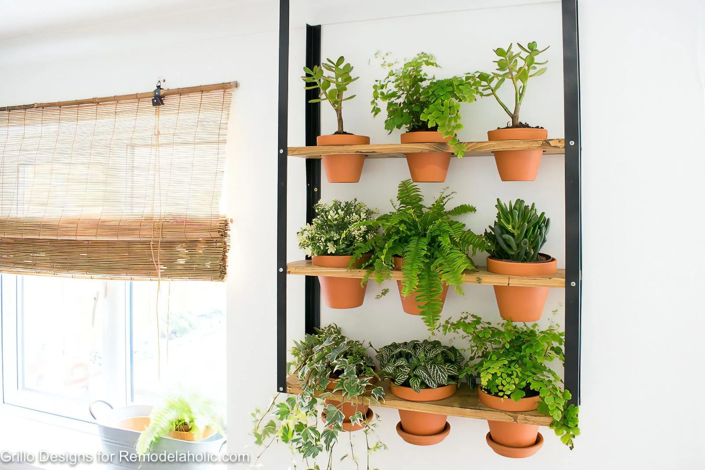 straightforward Diy Industrial Wall Planter 053303