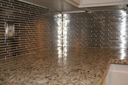 stainless steel kitchen backsplash, construction2style on @Bekob