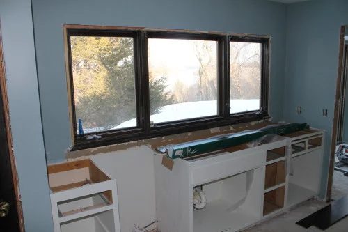 handmade kitchen renovation during, construction2style on @Bekob