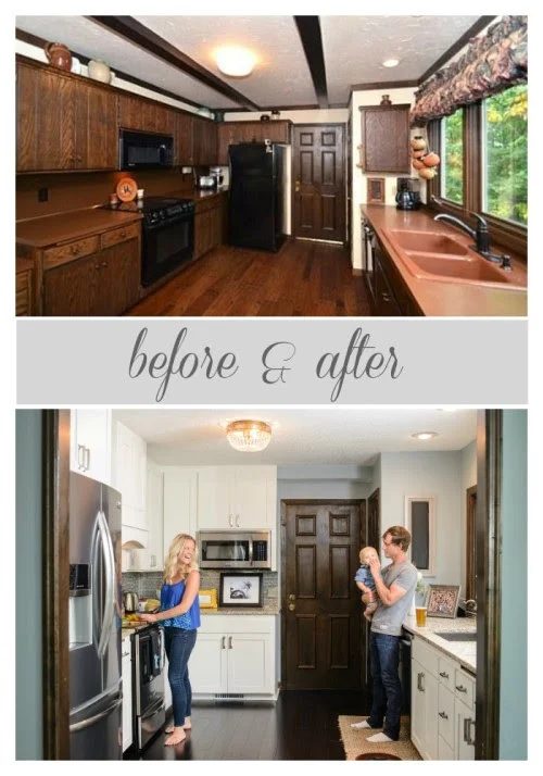 before and after kitchen renovation, construction2style on @Bekob