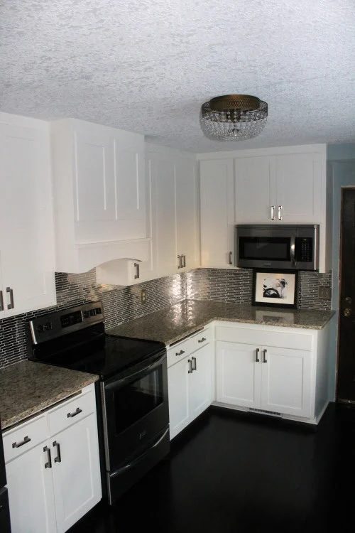 white kitchen after renovation, construction2style on @Bekob