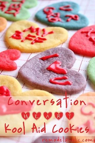 Valentine Converstaion Heart Cookies Koolaid Cookies Recipe (6a)