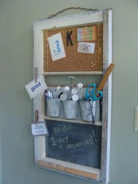Junk Market Style - old window into command center - via Bekob