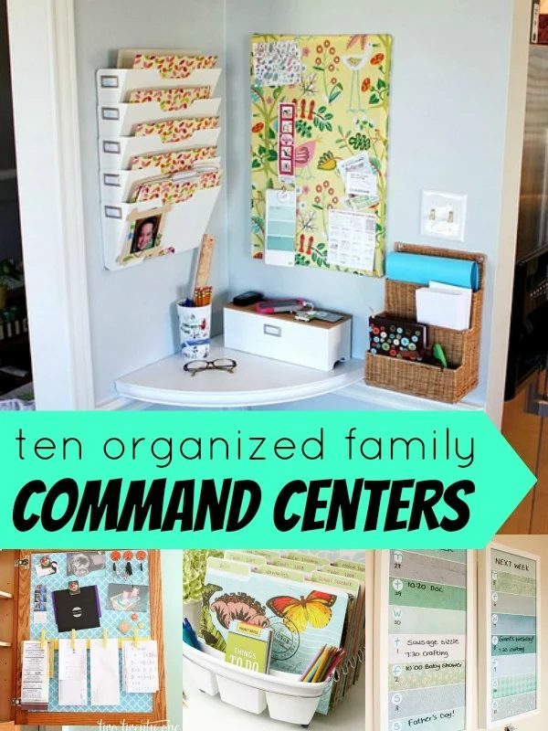 organized family command centers at Bekob