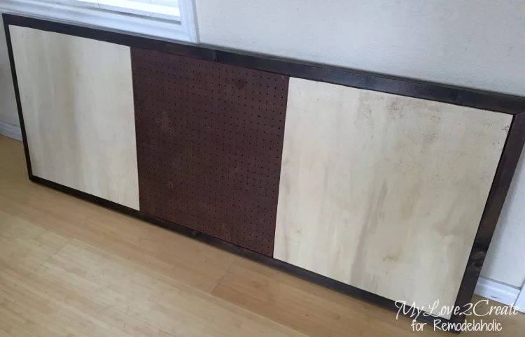testing to see if panels fit in frame