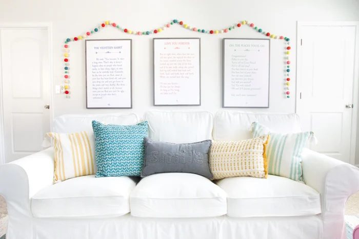 Color Engineer Print Story Book Page, Large Wall Decor For Playroom, Blesser House