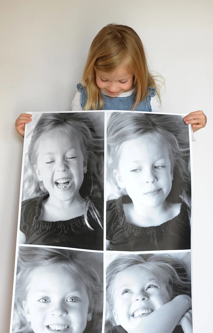Print An Engineer Print For Large Black And White Photo Handmade Wall Decor, Alice And Lois