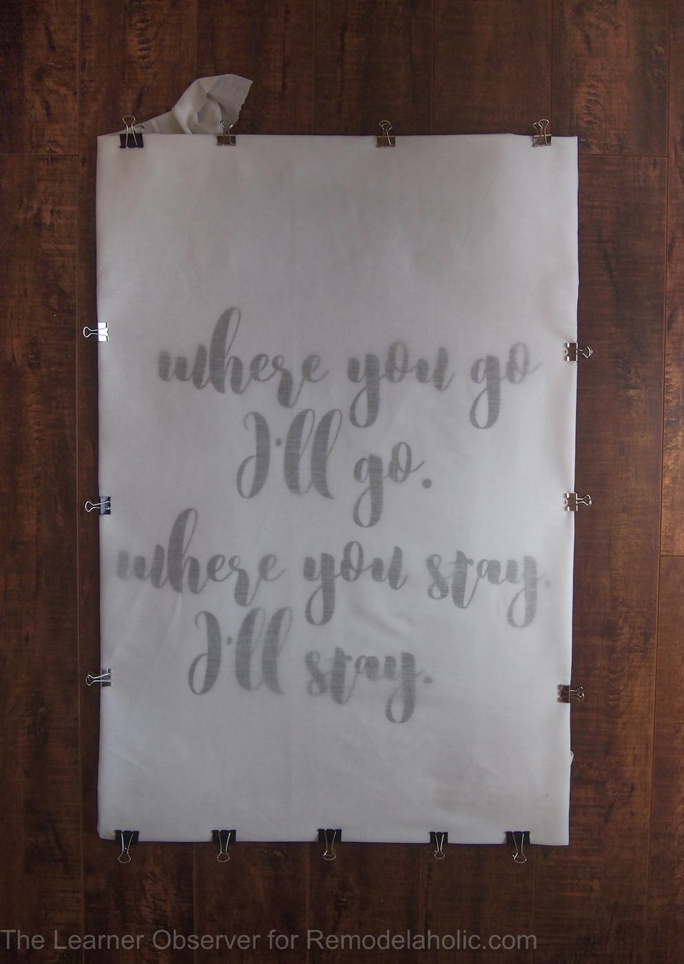 Handmade Large Hand-painted calligraphy art. | The Learner Observer for Bekob.com