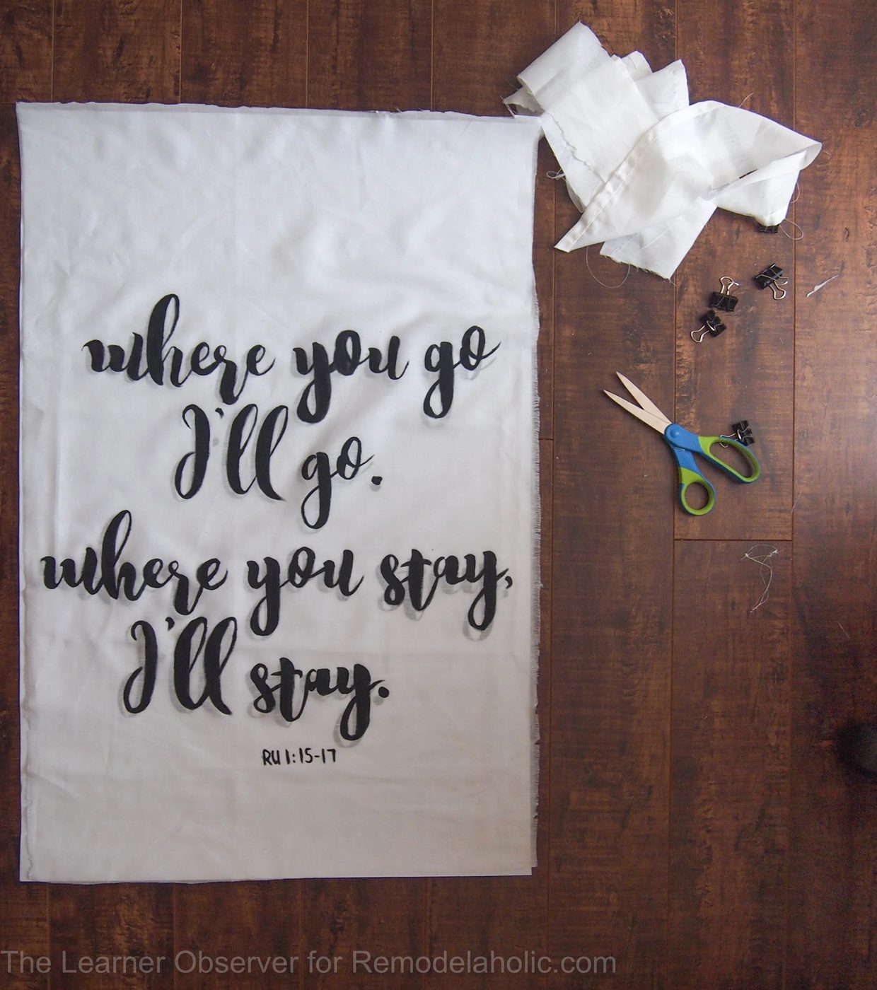 Handmade Large Hand-painted calligraphy art. | The Learner Observer for Bekob.com