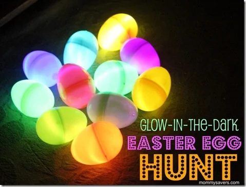 Glow in the Dark easter Egg hunt