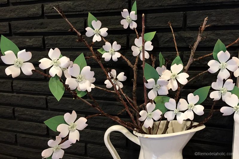 Paper Dogwood Flowers walkthrough And Free Printable @Bekob 5