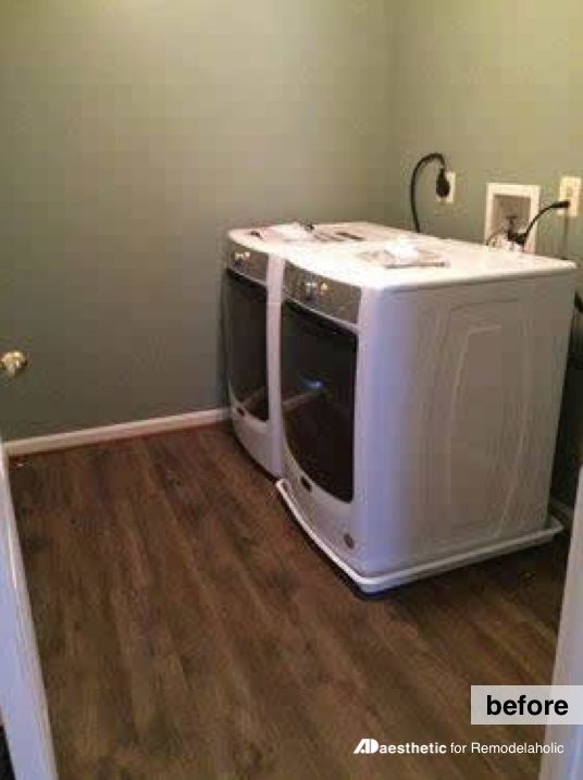 Before | Real Life Rooms: A direct Laundry Room Update to Add Color and Character #Bekob
