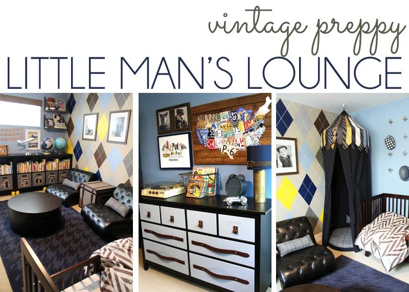 Older Boy Bedroom with Handmade License Plate Wall Art by Blue i Style featured on Bekob