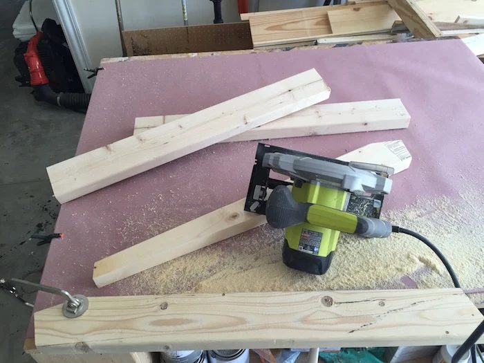 Handmade Lindsay Desk - Cutting
