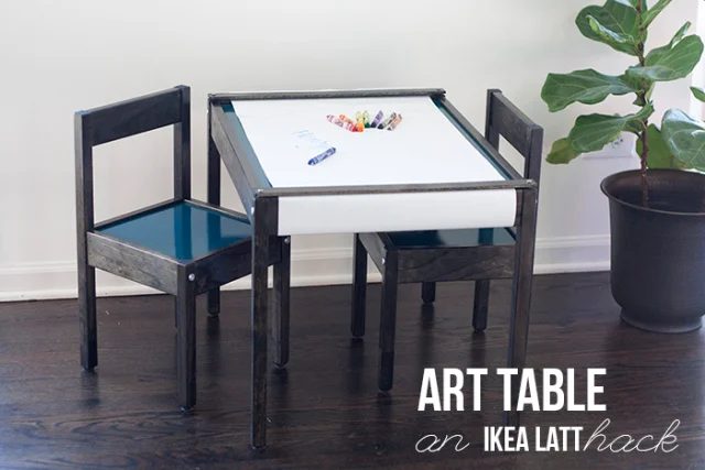 02-07 art table IKEA method, You're So Martha