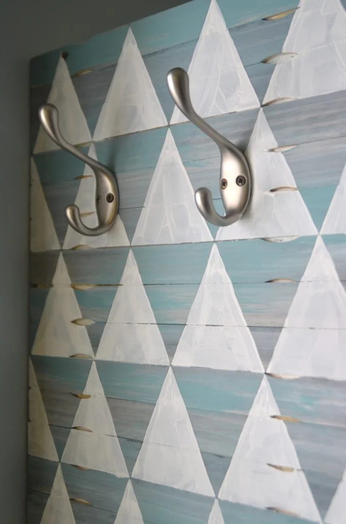 Decorative wood shim wall