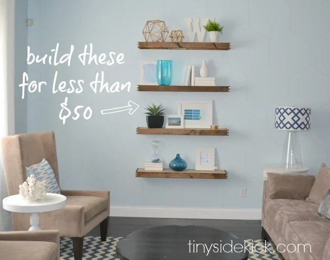 01-17 floating shelves, Tiny Sidekick