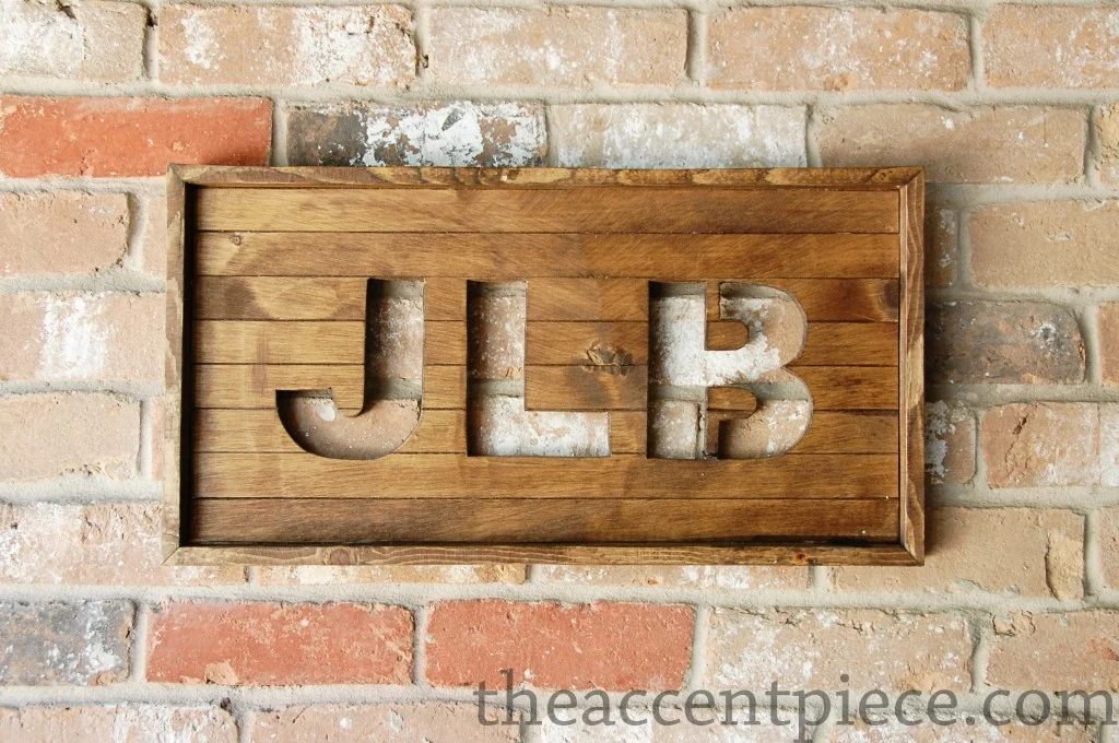 01-24 handmade nursery initial wall art, The Accent Piece