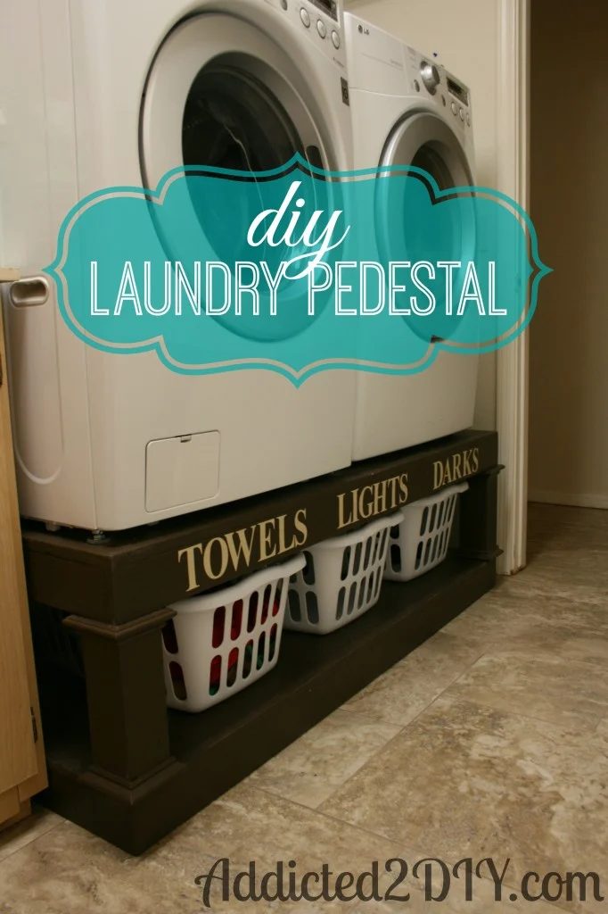 01-24 handmade laundry pedestal, Addicted 2 Handmade