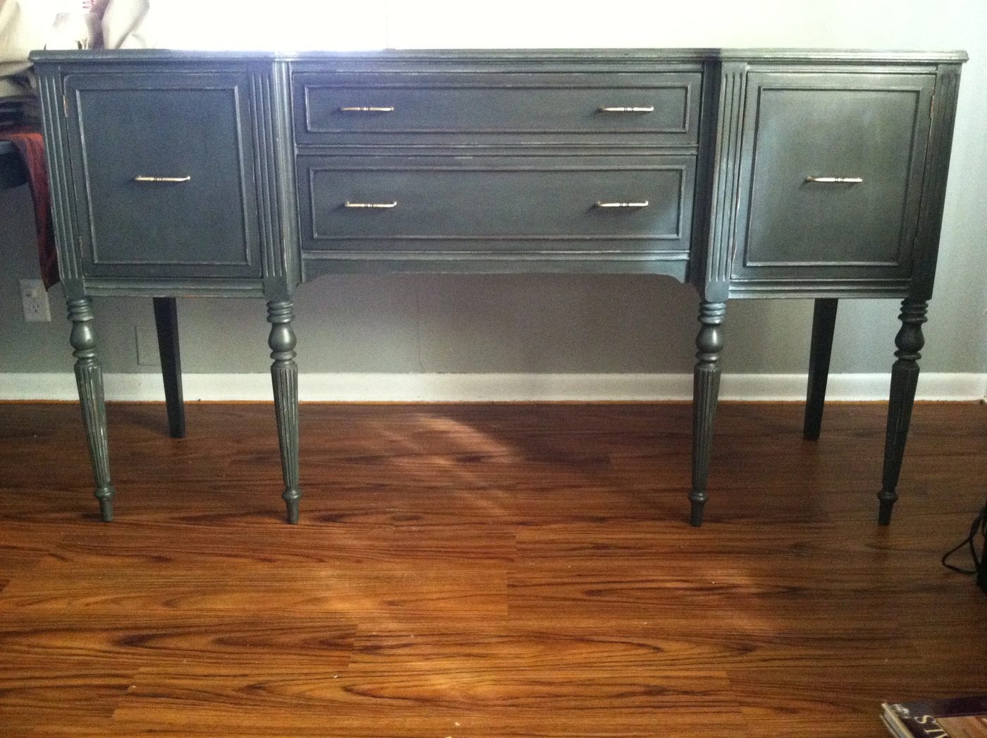 01-03 vintage sideboard table makeover, Design Dreamer