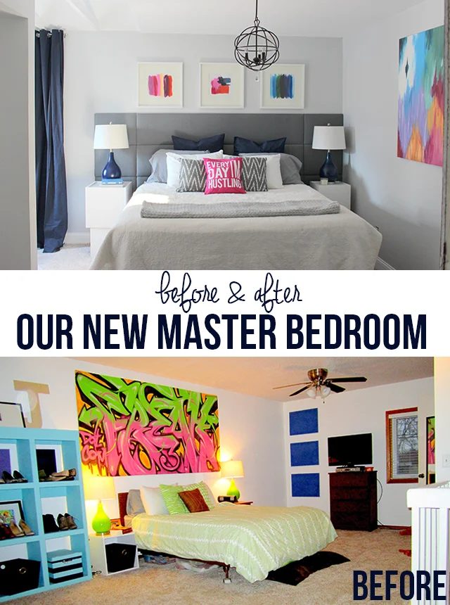 01-03 master bedroom before and after, Home Coming