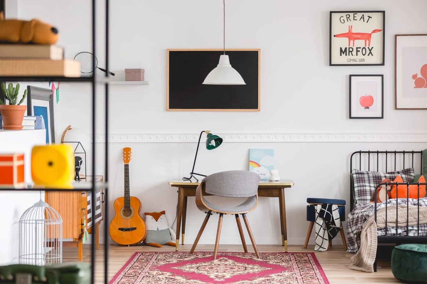 Bedroom With Artwork