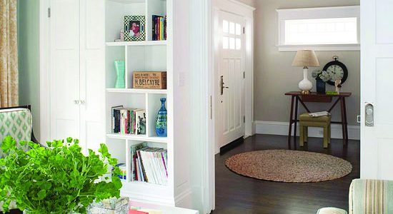 Get This Look: Living Room Built-In Shelves