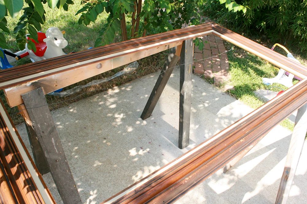 Before frame spray painted (1)