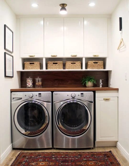striking laundry room inspiration | Found on chrislovesjulia.com