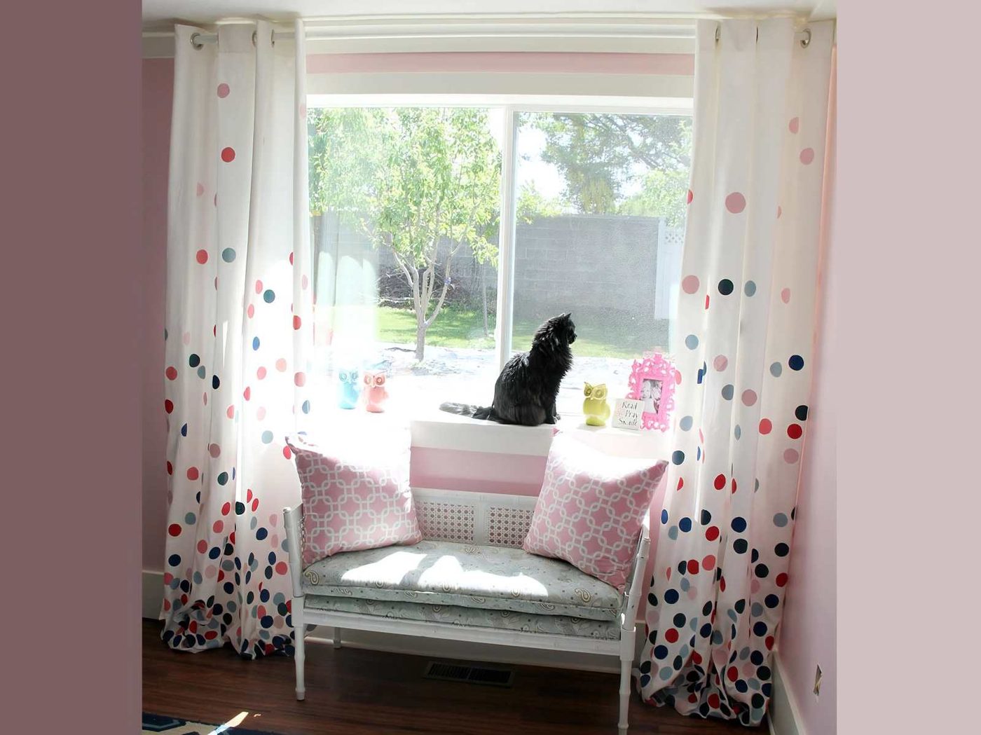 1 Girls Pink And Navy Bedroom Decorations 15 031930