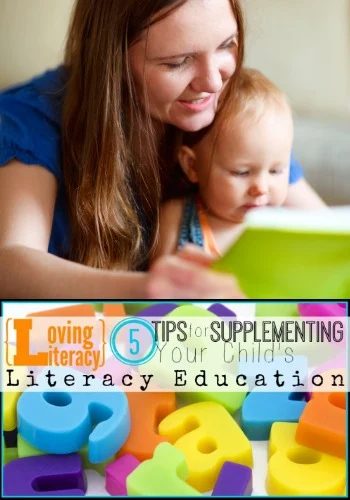 5 Tips for Supplementing Your Child's Literacy Education | Tipsaholic.com #education #preschool #kindergarten